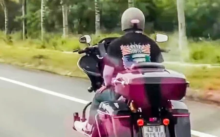 Buông cả hai tay khi điều khiển xe máy sẽ bị tịch thu phương tiện