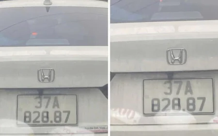 Dùng băng dính che biển số ô tô bị phạt thế nào?