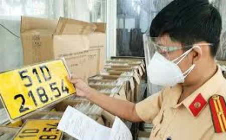 Đăng ký xe hơi 5 chỗ biển vàng lần đầu, phải làm thủ tục như thế nào?