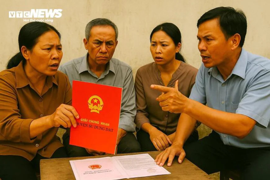 Làm gì khi hàng xóm làm sổ đỏ sang diện tích đất nhà mình?