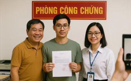 Từ 1/7, người dân đi công chứng phải chụp ảnh cùng công chứng viên