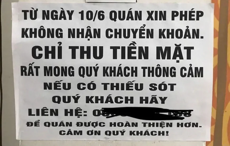 Loạt cửa hàng không nhận chuyển khoản: Thuế sẽ làm gì?