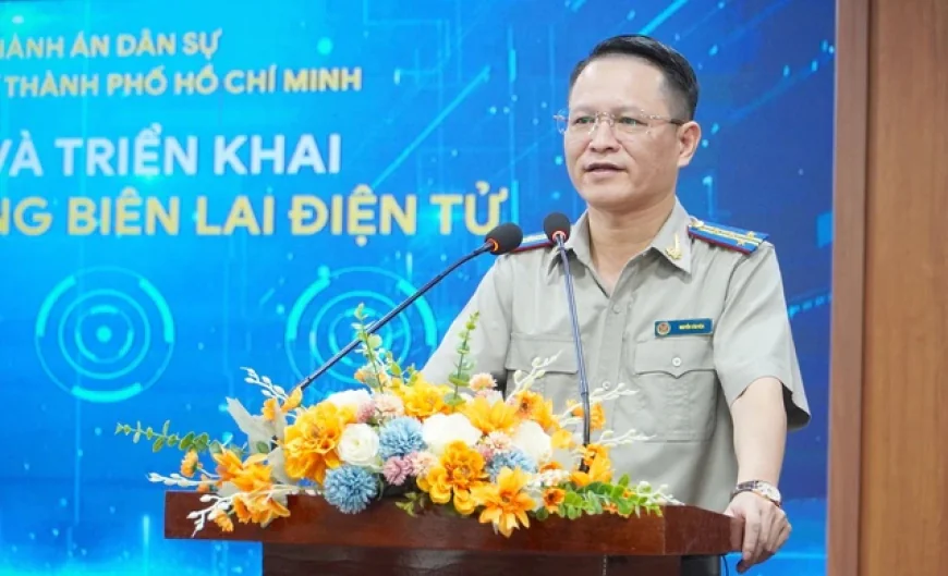Cục Thi hành án dân sự TP.HCM: Áp dụng biên lai điện tử từ ngày 23.6