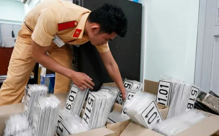 Phí đăng ký xe mới: TP.HCM và Hà Nội 20 triệu, khu vực khác chỉ 200 nghìn đồng