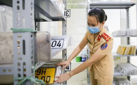 Hướng dẫn đăng ký xe, cấp biển số xe sau ngày 1/7/2025