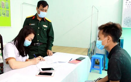 Nội dung và quy trình khám sức khỏe đi nghĩa vụ quân sự 2025