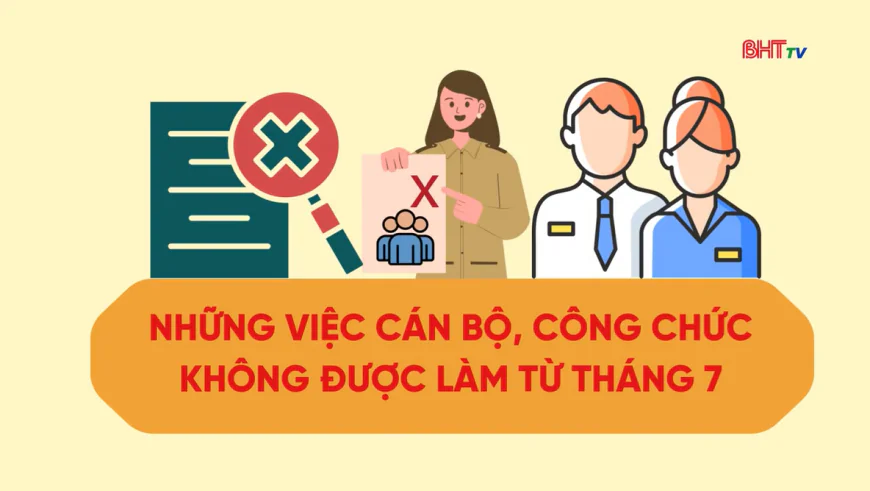 Những việc cán bộ, công chức không được làm