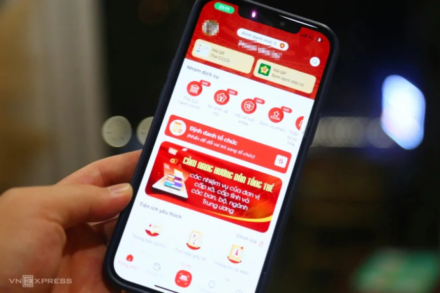 Ứng dụng VNeID có 43 tiện ích