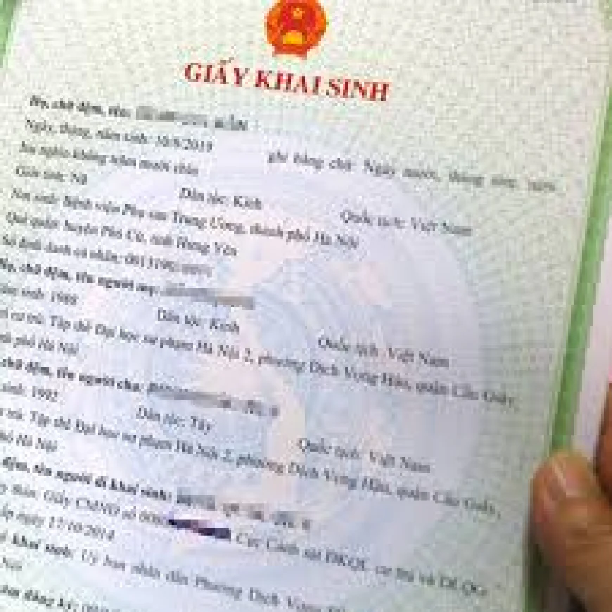 Trích lục thông tin thửa đất, cần giấy khai sinh của con không?