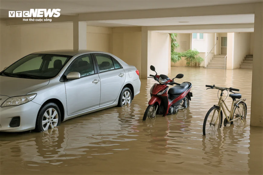 Xe hỏng do hầm chung cư ngập có được bồi thường thiệt hại không?