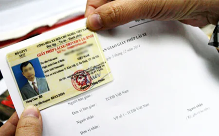 Cách làm lại bằng lái xe bị mất năm 2025