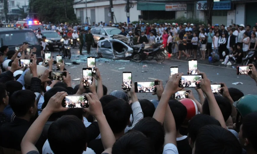 Quay video, livestream cảnh tang thương, vô duyên hay phạm pháp?