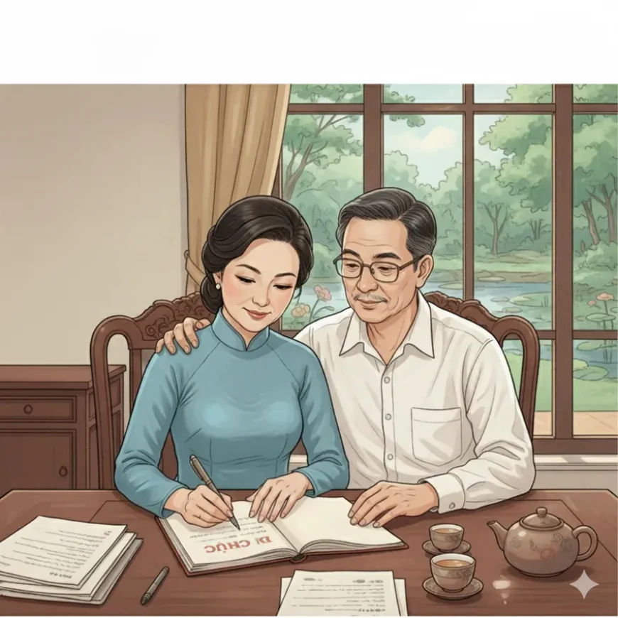 Vợ chồng lập di chúc để lại tài sản cho nhau, được không?